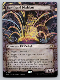 Dawnhand Dissident Showcase - Lorwyn Eclipsed MTG - Image 1