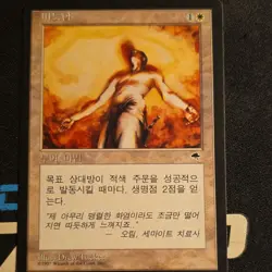 Magic: The Gathering Warmth 1997 Korean Enchantment Drew Tucker Wizards - Image 1