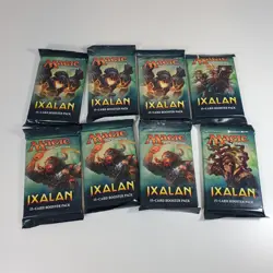 8 MTG Ixalan Sealed Booster Packs From Drafting English Magic Gathering Game - Image 1