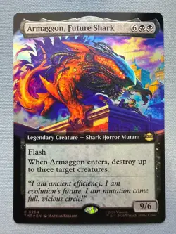 Armaggon, Future Shark (Extended Art) FOIL Teenage Mutant Ninja Turtles MTG #264 - Image 1