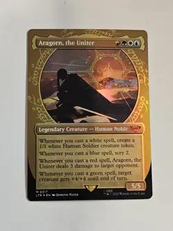 Aragorn, the Uniter Foil Showcase #317 The Lord of the Rings: Tales of - Image 1
