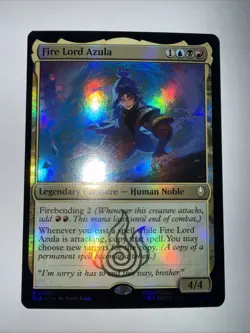 Magic: The Gathering TLA #220 Fire Lord Azula Foil Rare Near Mint English - Image 1