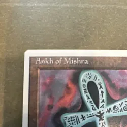 Magic The Gathering Ankh of Mishra MTG 4th Ed Rare Artifact Colorless 1995 Weber - Image 4