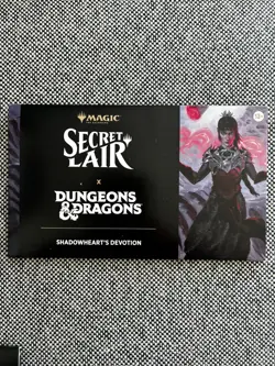 Magic The Gathering Secret Lair Shadowheart's Devotion Dungeons and Dragons - Image 1
