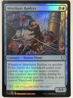MTG TCG - Merchant Raiders 081/361 Foil Commander Legends - NM Free Shipping $5+ - Image 1