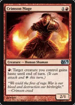 Magic 2012 - Crimson Mage - Foil - Image 1