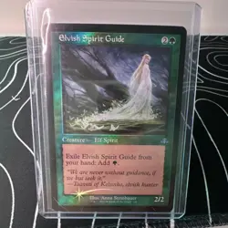 Wizards Elvish Spirit Guide Dominaria Remastered Foil Uncommon Green Elf Spirit - Image 1