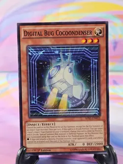 Yu-Gi-Oh TCG Card | Digital Bug Cocoondenser SHVI-EN033 First Edition - Image 1