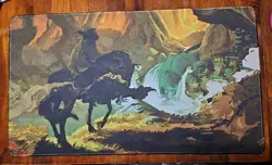 MTG Playmat , LOTR Lord of The Rings - Dark Rider in The Woods - Image 2