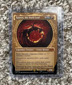 MTG Sauron, the Dark Lord Showcase x1 NM The Lord of the Rings - Image 1