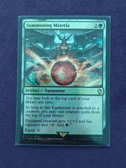 Summoning Materia Surge Foil - FIC 0072 NM - MTG Magic - Image 1