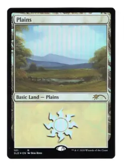 Plains 101 - Foil - Happy Little Gathering Secret Lair MTG Magic - Image 1