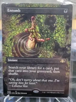 Entomb -Dominaria Remastered -Extended Art -NM /MTG - Image 1