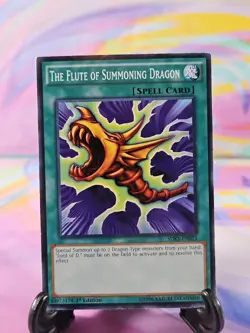 Yu-Gi-Oh TCG Card | The Flute of Summoning Dragon SDKS-EN023 First Edition - Image 1