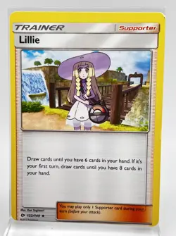 MISCUT 122/149 Lillie Pokemon Card 2012 Sun & Moon Base Set - Image 1