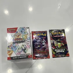 Pokemon Prismatic Evolutions Booster Bundle 6 Packs Destined Rivals - Image 1