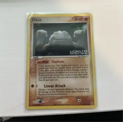 Pokemon TCG Ditto 62/113 EX Delta Species stamped Reverse Holo - Image 1
