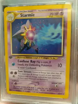 Graded 9 2001 P.M. Neo Revelation - Starmie - 1st Edition #25 MINT POKEMON - Image 2