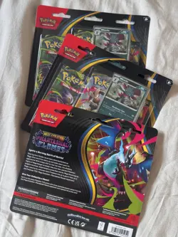 Pokemon Mega Evolution Phantasmal Flames 3-Pack Blister SEALED Sneasel+Weavile - Image 5