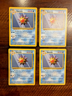 Pokemon BASE SET LOT - #64 Starmie [x4] - Image 1