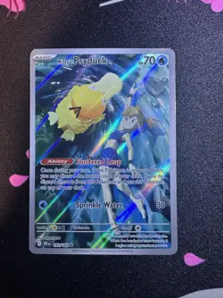 Pokemon Misty's Psyduck Illustration Rare Sv10: Destined Rivals Holo 193/182 - Image 1