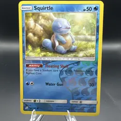 Pokemon Squirtle 22/181 SM-Team Up REVERSE Holo - NM - Image 1