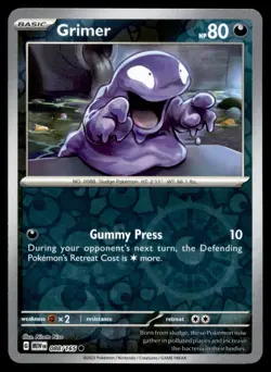 Grimer 088/165 Common 151 Pokemon Reverse Holo Lightly Played - Image 1