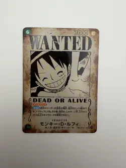 One Piece Monkey D. Luffy Wanted OP13-118 Emperors in the New World JPN - Image 1