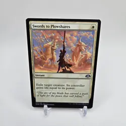 Swords to Plowshares Dominaria Remastered DMR 031 - MTG NM Regular Uncommon - Image 1