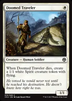 4x Doomed Traveler MTG Iconic Masters NM Magic Regular - Image 1