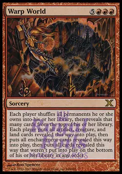 Warp World 1x FOIL RAV MTG Ravnica Rare MINT red - Image 1