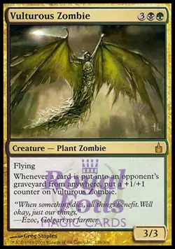 Vulturous Zombie 1x FOIL RAV MTG Ravnica Rare MINT black green - Image 1
