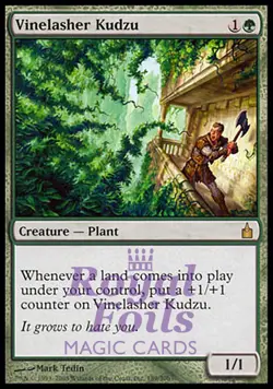 Vinelasher Kudzu 1x FOIL RAV MTG Ravnica Rare MINT green - Image 1