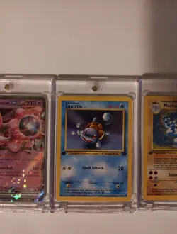 Lot Of 4 Encased Pokemon! 1st Edition Machamp Holo, 1st Edition Squirtle ... - Image 3