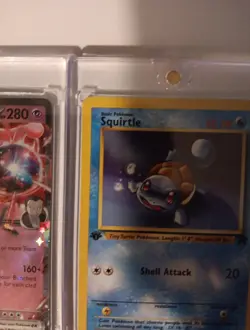 Lot Of 4 Encased Pokemon! 1st Edition Machamp Holo, 1st Edition Squirtle ... - Image 4