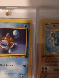 Lot Of 4 Encased Pokemon! 1st Edition Machamp Holo, 1st Edition Squirtle ... - Image 5