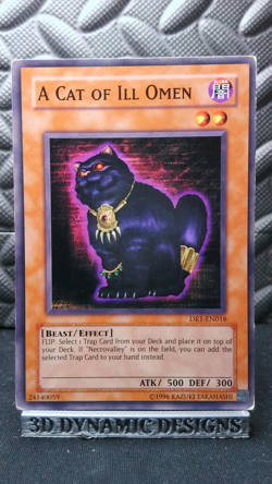 | Yugioh A Cat of Ill Omen DR1-EN018 Common Dark Revelation Volume 1 PL 🔥 | - Image 1