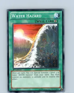 Yu-Gi-Oh TCG Water Hazard SDRE-EN026 1st Edition Common Card NM - Image 1