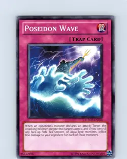 Yu-Gi-Oh TCG Poseidon Wave GENF-EN064 Unlimited Regular Common Card NM - Image 1