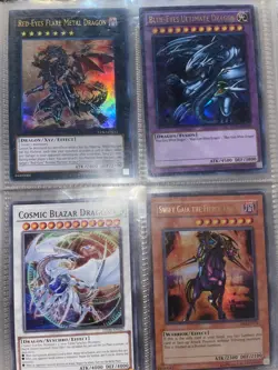 Yu-Gi-Oh Collectors Binder With 56 Cards - Image 3