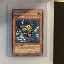 Millennium Scorpion TLM-EN009 The Lost Millennium Earth Yugioh Trading Card TCG - Image 1