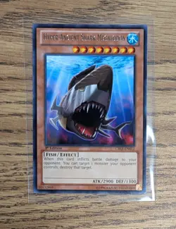 Yu-Gi-Oh! TCG Hyper-Ancient Shark Megalodon - CBLZ-EN012 - Rare 1st Edition NM - Image 1