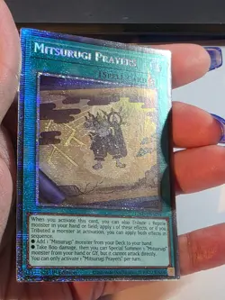 Yugioh Mitsurugi Prayers L26D-ENM14 Starlight Rare 1st Ediion - Image 3