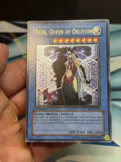 Ruin, Queen of Oblivion 1st Edition Ultimate Rare Lightly Played, SOI-EN034 - Image 2