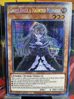 Ghost Belle & Haunted Mansion NM MP22 1st 2022 Tin of the Pharaoh's Gods Yugioh - Image 1