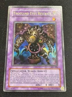 Thousand-Eyes Restrict - PSV-084 1st Edition - Yu-Gi-Oh! TCG Corner Damage - Image 1