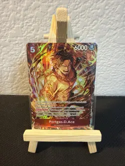 One Piece Illustration Box Vol. 5 Promo Portgas D. Ace ST15-005 SR English - Image 1