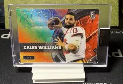 Caleb Williams 2023 Wild Card QB1 On the Clock 6 Card Lot! ( RC) - Image 2