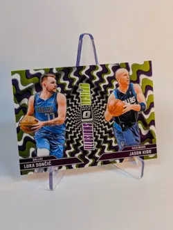 24-25 Optic Optical Illusions Luka Doncic & Jason Kidd #1 Dallas Mavericks - Image 1