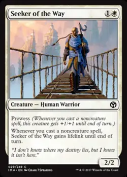 4x Seeker of the Way MTG Iconic Masters NM Magic Regular - Image 1